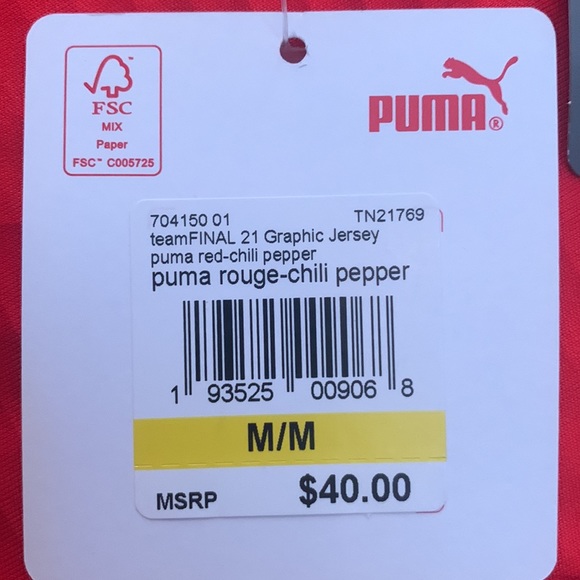 Puma Men’s Jersey Size: medium - Picture 6 of 7